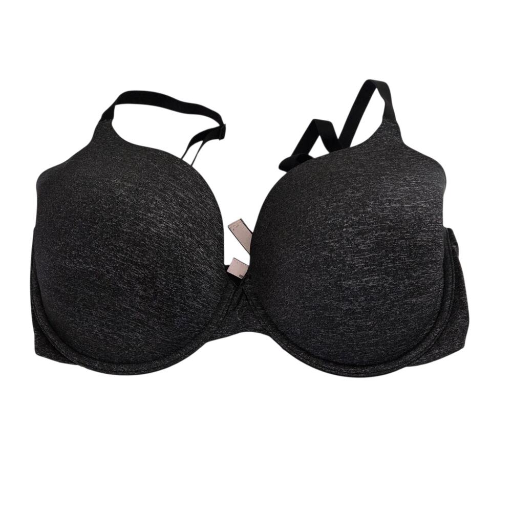 Victoria's Secret 34DDD T-Shirt Lightly Lined Full Coverage Dark Gray Bra